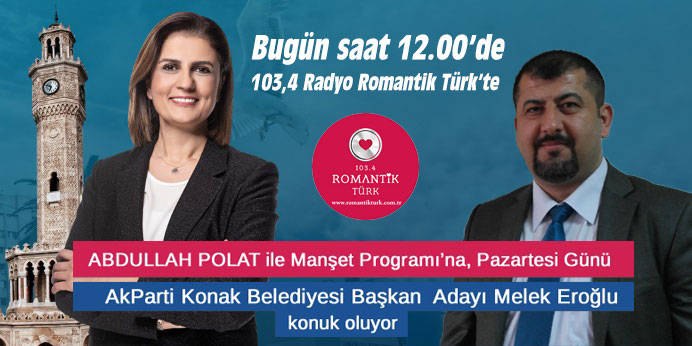 Melek Eroğlu, bugün Radyo Romantik Türk'te canlı yayında