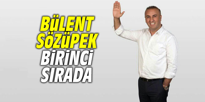 Bülent Sözüpek birinci sırada