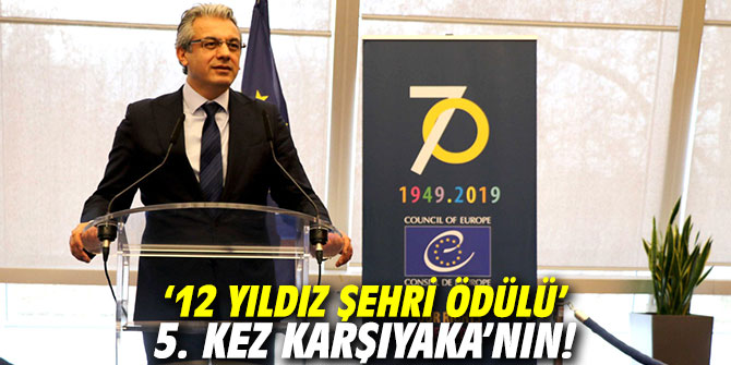 ‘12 Yıldız Şehri Ödülü’ 5. kez Karşıyaka’nın!