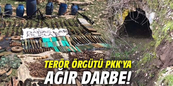 Terör örgütü PKK'ya ağır darbe!