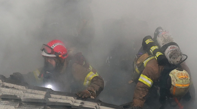 Saunada yangın! 2 ölü, 50 yaralı