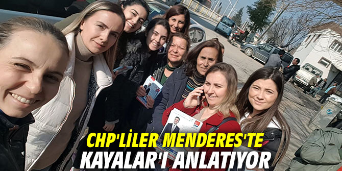 CHP'liler Menderes'te Mustafa Kayalar'ı anlatıyor