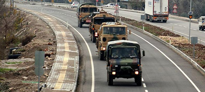 Suriye sınırına mühimmat sevkiyatı!