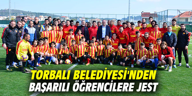 Torbalı Belediyesi'nden başarılı öğrencilere jest