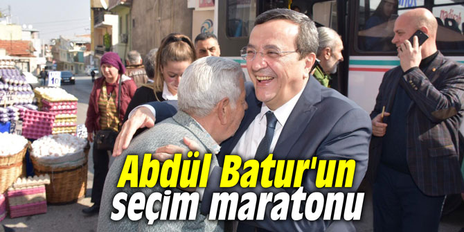 Abdül Batur'un seçim maratonu