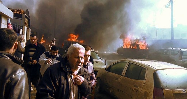 Hama'da mayına çarpan araçta 24 kişi öldü