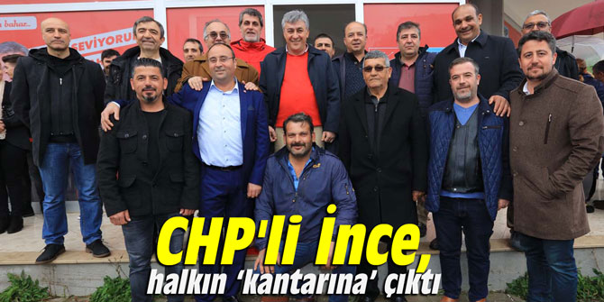 CHP'li İnce, halkın ‘kantarına’ çıktı