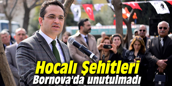 Hocalı Şehitleri Bornova'da unutulmadı