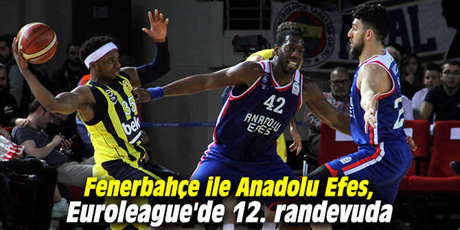 Fenerbahçe ile Anadolu Efes, Euroleague'de 12. randevuda