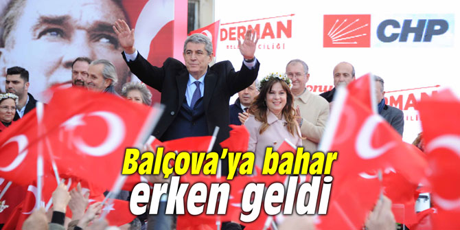Balçova’ya bahar erken geldi