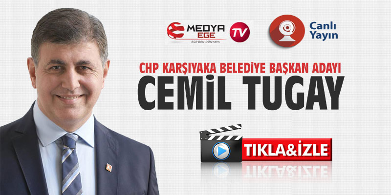 Medya Ege TV'nin konuğu CHP Karşıyaka Belediye Başkan Adayı Cemil Tugay