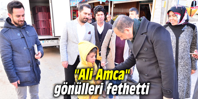 "Ali Amca" gönülleri fethetti