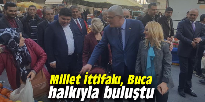 Millet  İttifakı Buca halkıyla buluştu