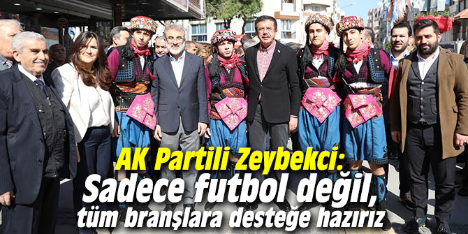 AK Partili Zeybekci: Sadece futbol değil, tüm branşlara desteğe hazırız