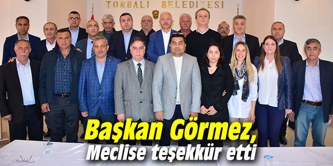 Başkan Görmez, Meclise teşekkür etti