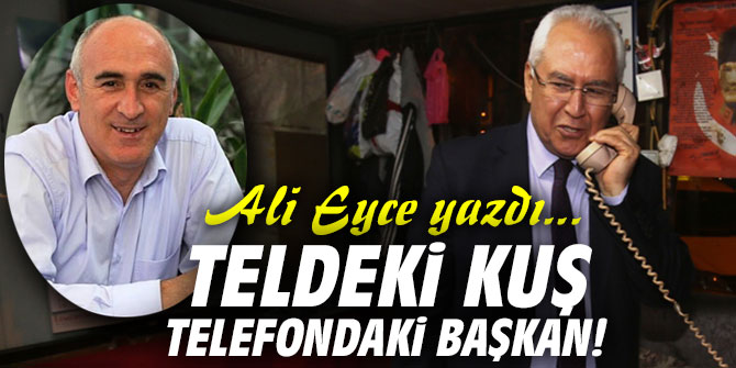 Teldeki kuş, telefondaki başkan!