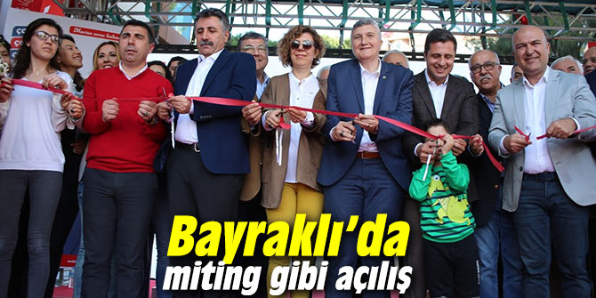 Bayraklı’da Serdar Sandal coşkusu yaşandı