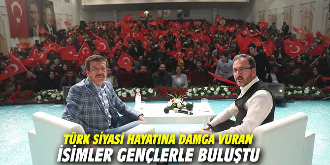 Türk siyasi hayatına damga vuran isimler gençlerle buluştu