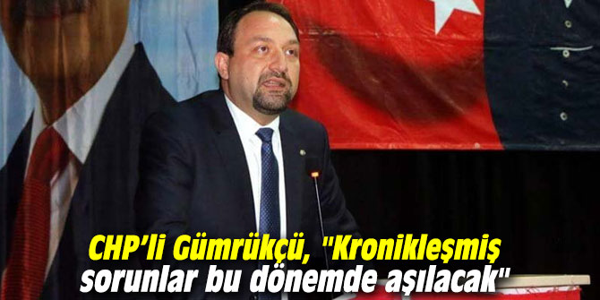 Gümrükçü, "Kronikleşmiş sorunlar bu dönemde aşılacak"
