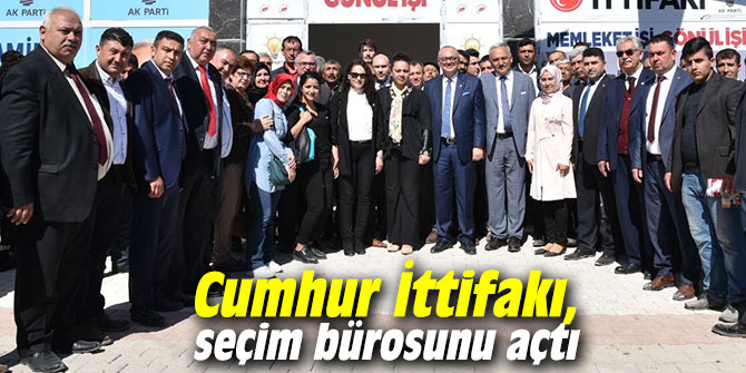 Cumhur İttifakı, seçim bürosunu açtı