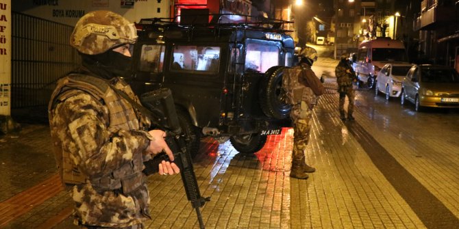 Özel harekat destekli narkotik operasyonu: 40 gözaltı