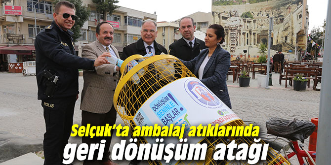Selçuk’ta ambalaj atıklarında geri dönüşüm atağı