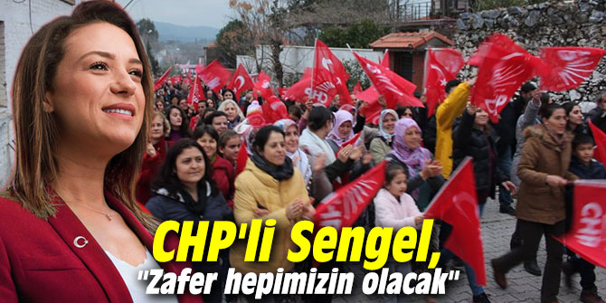 CHP'li Sengel, "Zafer hepimizin olacak"