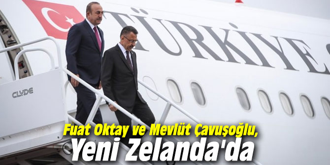 Fuat Oktay ve Mevlüt Çavuşoğlu, Yeni Zelanda'da