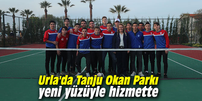 Urla'da Tanju Okan Parkı yeni yüzüyle hizmette
