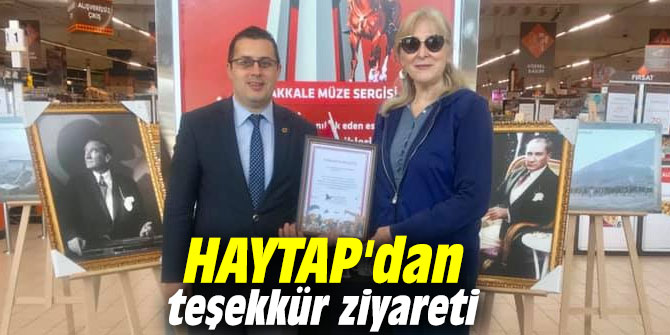 HAYTAP'dan teşekkür ziyareti