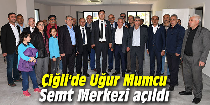 Çiğli'de Uğur Mumcu Semt Merkezi açıldı
