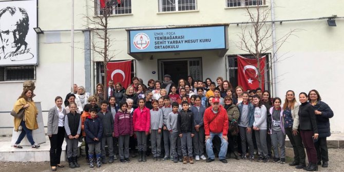 Şehit Yarbay Mesut Kuru Ortaokulu, kütüphanesine kavuştu