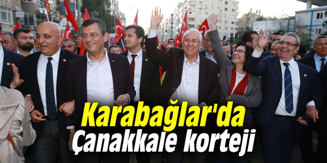 Karabağlar'da Çanakkale korteji