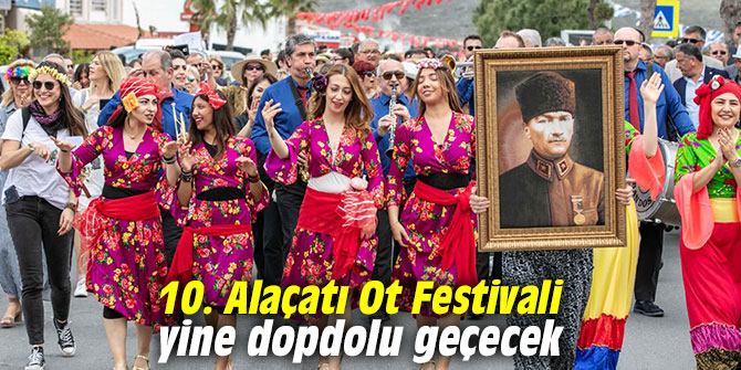 10. Alaçatı Ot Festivali'nde hazırlıklar sürüyor