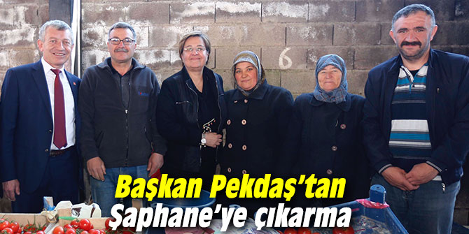 Başkan Pekdaş’tan Şaphane’ye çıkarma