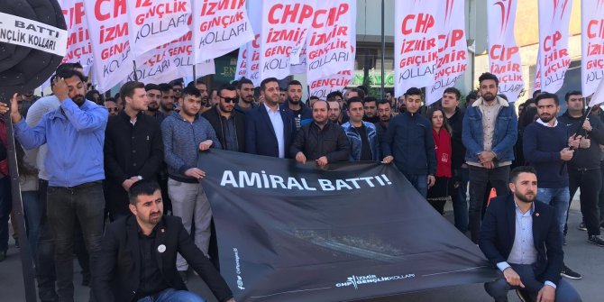 CHP İzmir'den Demirören Medya Grubu’na siyah çelenk