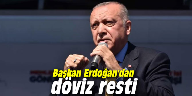 Başkan Erdoğan'dan döviz resti