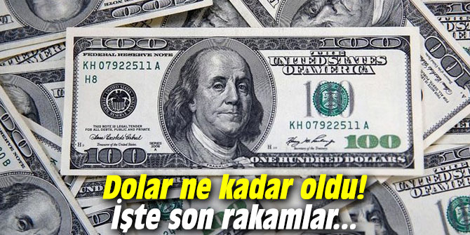 Dolar ne kadar oldu! İşte son rakamlar...