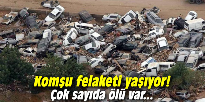 Komşu felaketi yaşıyor! Çok sayıda ölü var...