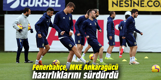 Fenerbahçe, MKE Ankaragücü hazırlıklarını sürdürdü