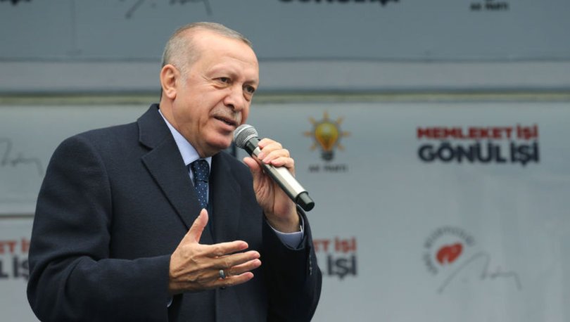 Cumhurbaşkanı Erdoğan, "Hizmet için bir tek projeleri yok"