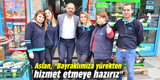 AK Partili Aslan, "Bayraklımıza yürekten hizmet etmeye hazırız"