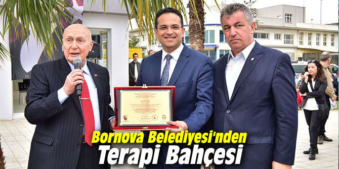 Bornova Belediyesi'nden Terapi Bahçesi