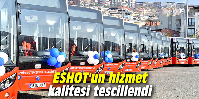 ESHOT'a "IQNET Sertifikası"