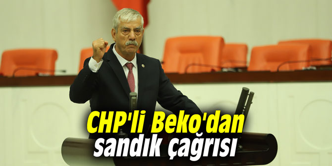 CHP'li Beko'dan sandık çağrısı