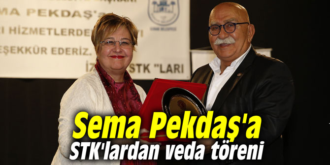 Sema Pekdaş'a STK'lardan veda töreni