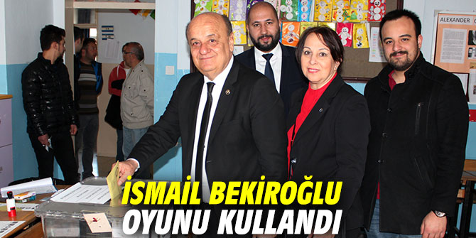 İsmail Bekiroğlu oyunu kullandı
