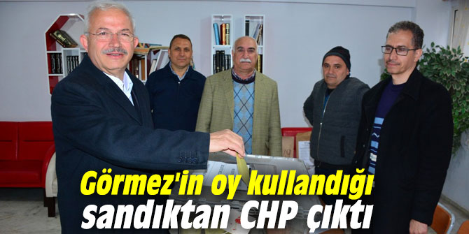 Görmez'in oy kullandığı sandıktan CHP çıktı