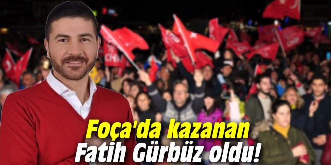 Foça'da kazanan Fatih Gürbüz oldu!