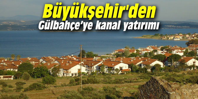 Büyükşehir'den Gülbahçe’ye kanal yatırımı